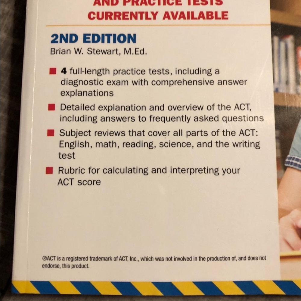 Barron's ACT Prep Paperback Study Guide Trade Paperback Guidebook 2nd Ed 2016 - Picture 7 of 11